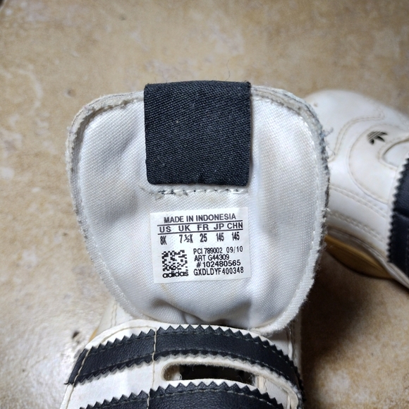 Adidas Goodyear Kids Velcro Sneakers Size 8K - Picture 5 of 6